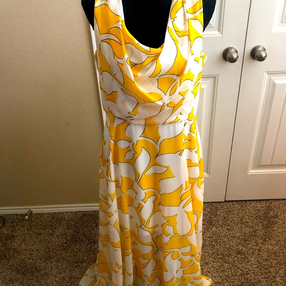 Floral print dress